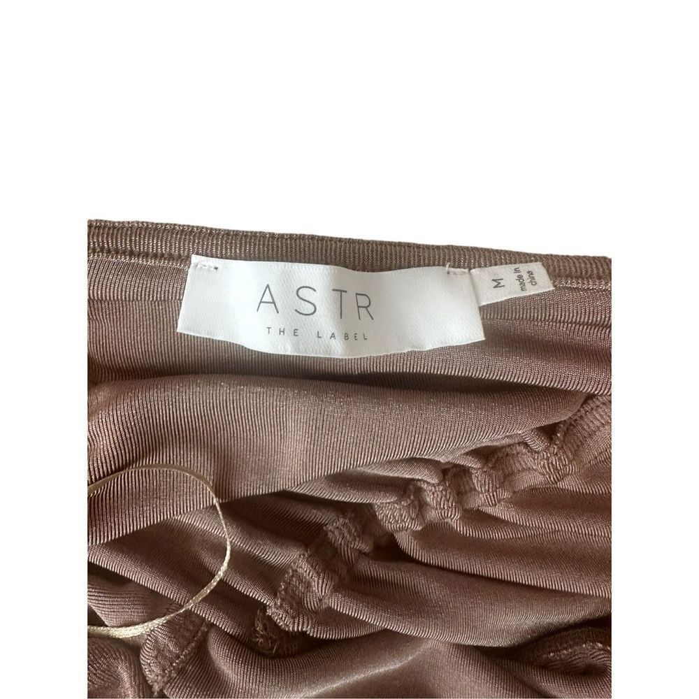 ASTR Brown Metallic Bodysuit NWHT Size Medium - Picture 7 of 8